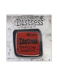 Tim Holtz - Distress Enamel Collector Pin - Crackling Campfire