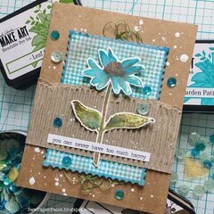 Make Art - Stamp Die Stencil Set - Flowers Say It All