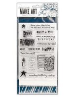 Make Art - Stamp Die Stencil Set - Birthday Bash