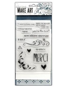 Make Art - Stamp Die Stencil Set - Merci & More
