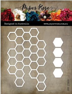 Paper Rose - Dies - Hexagon Stack