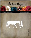 Paper Rose - Dies - Girl with Horse Small