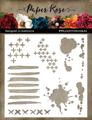 Paper Rose - Stencils - Mark Maker 1