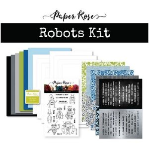 Paper Rose - Cardmaking Kit - Robot