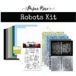 Paper Rose - Cardmaking Kit - Robot