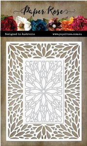 Paper Rose - Dies - Leaf Burst Rectangle Frame