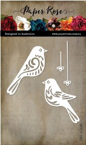Paper Rose - Dies - Bird Ornaments