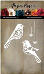 Paper Rose - Dies - Bird Ornaments