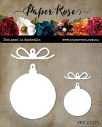 Paper Rose - Dies - Baubles with Bows