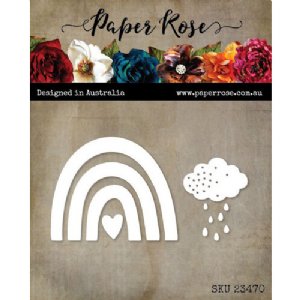 Paper Rose - Dies - Wonky Rainbow & Cloud