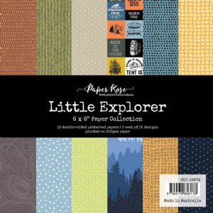 Paper Rose - 6X6 Paper Collection - Little Explorer