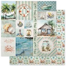 Paper Rose - 6X6 Paper Collection - Seaside Memories