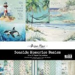 Paper Rose -12X12 Paper Collection - Seaside Memories Basics