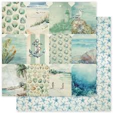 Paper Rose - 6X6 Paper Collection - Seaside Memories Basics