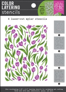 Hero Arts - Stencil - Color Layering Tulip 