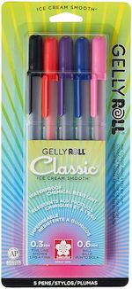Gelly Roll - Classic Pen Set - 06 Fine - Asst (5 pk)