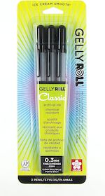 Gelly Roll - Classic Pen Set - 06 Fine - Black (3 pk)