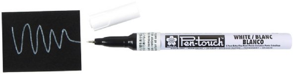 Pentouch - Marker - Extra Fine (0.7mm) - White