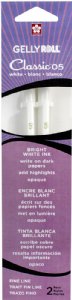 Gelly Roll - Classic Pen - 05 Fine - White (2 pk)