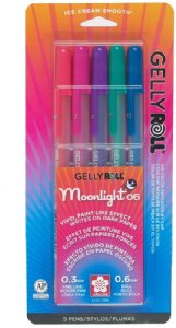 Gelly Roll - Moonlight Pen Set - 06 Fine - Dusk Pack (5 pk)