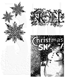 Tim Holtz Stamp - Cling Stamp - Winter Wonder