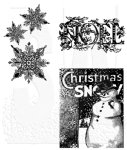 Tim Holtz Stamp - Cling Stamp - Winter Wonder