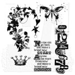 Tim Holtz - Cling Stamp - Fairytale Frenzy