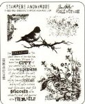 Tim Holtz Stamp - Cling - Urban Tapestry