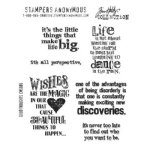 Tim Holtz Stamp - Cling - Good Thoughts
