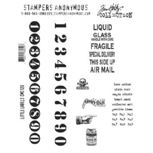 Tim Holtz Stamp - Cling - Little Labels