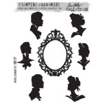 Tim Holtz Stamp - Cling - Artful Silhouettes