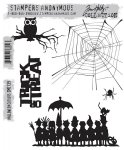 Tim Holtz Stamp - Cling - Halloween Cutouts