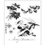 Tim Holtz Stamp - Cling - Christmas Time