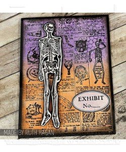 Tim Holtz Stamp - Cling - Poisonous