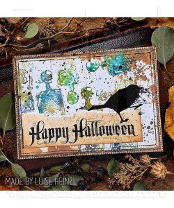 Tim Holtz Stamp - Cling - Poisonous