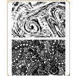 Tim Holtz Stamp - Cling - Marble & Doily
