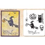 Tim Holtz Stamp - Cling - Carved Halloween