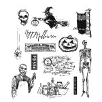 Tim Holtz Stamp - Cling - Mini Halloween #4