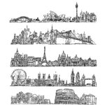 Tim Holtz Stamp - Cling - Cityscapes