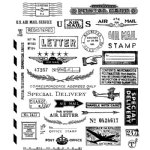 Tim Holtz Stamp - Cling - Correspondence