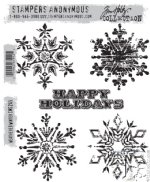Tim Holtz Stamp - Cling - Weathered Winter