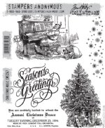 Tim Holtz Stamp - Cling - Christmas Magic