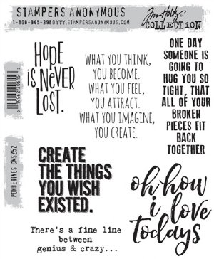 Tim Holtz Stamp - Cling - Ponderings