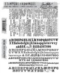Tim Holtz Stamp - Cling - Newsprint & Type