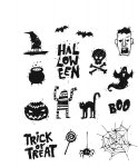 Tim Holtz Stamp - Cling - Spooky Scribbles