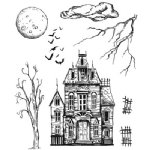 Tim Holtz - Cling Stamp - Sketch Manor