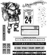 Tim Holtz - Cling Stamps - Vintage Holidays