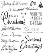 Tim Holtz - Cling Stamps - Christmas Time 3