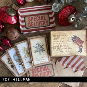 Tim Holtz - Cling Stamp - Holiday Things