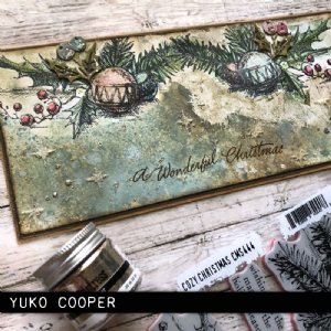 Tim Holtz - Cling Stamp - Cozy Christmas